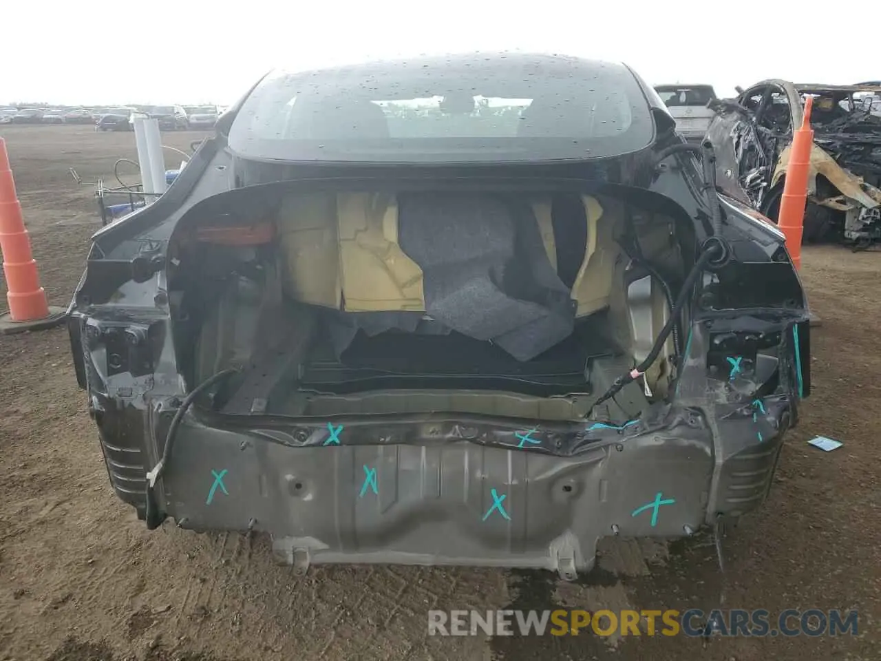 6 Photograph of a damaged car 5YJ3E1EB5NF206051 TESLA MODEL 3 2022