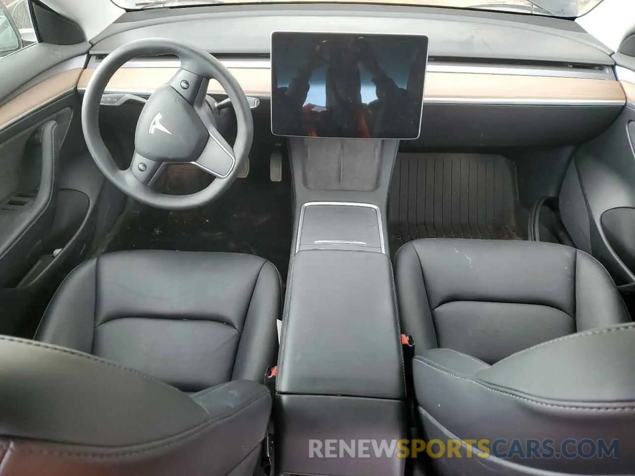 8 Photograph of a damaged car 5YJ3E1EB5NF206051 TESLA MODEL 3 2022