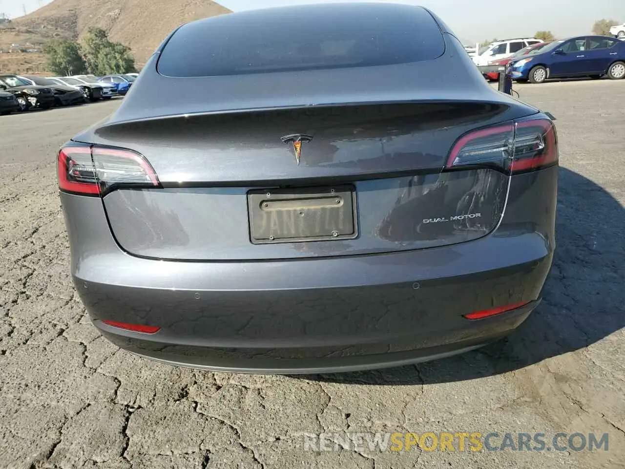 6 Photograph of a damaged car 5YJ3E1EB5NF221746 TESLA MODEL 3 2022