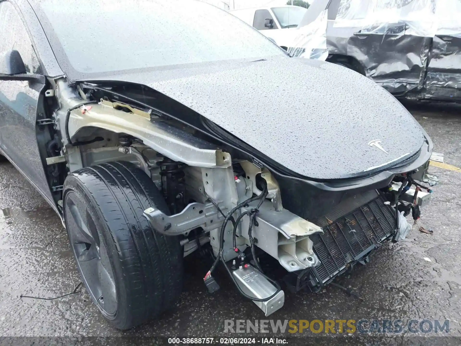 6 Photograph of a damaged car 5YJ3E1EB5NF221990 TESLA MODEL 3 2022