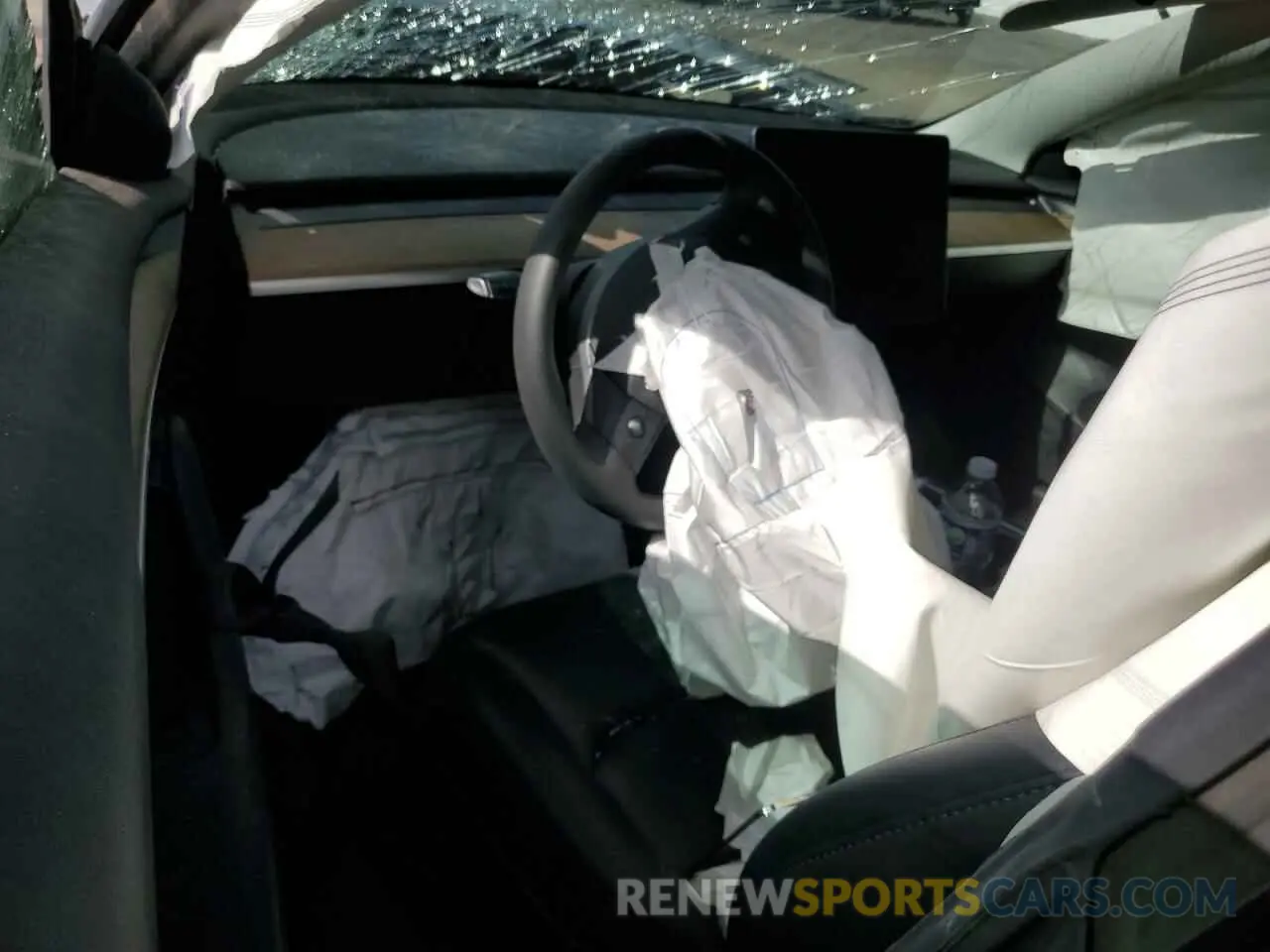 8 Photograph of a damaged car 5YJ3E1EB5NF253600 TESLA MODEL 3 2022