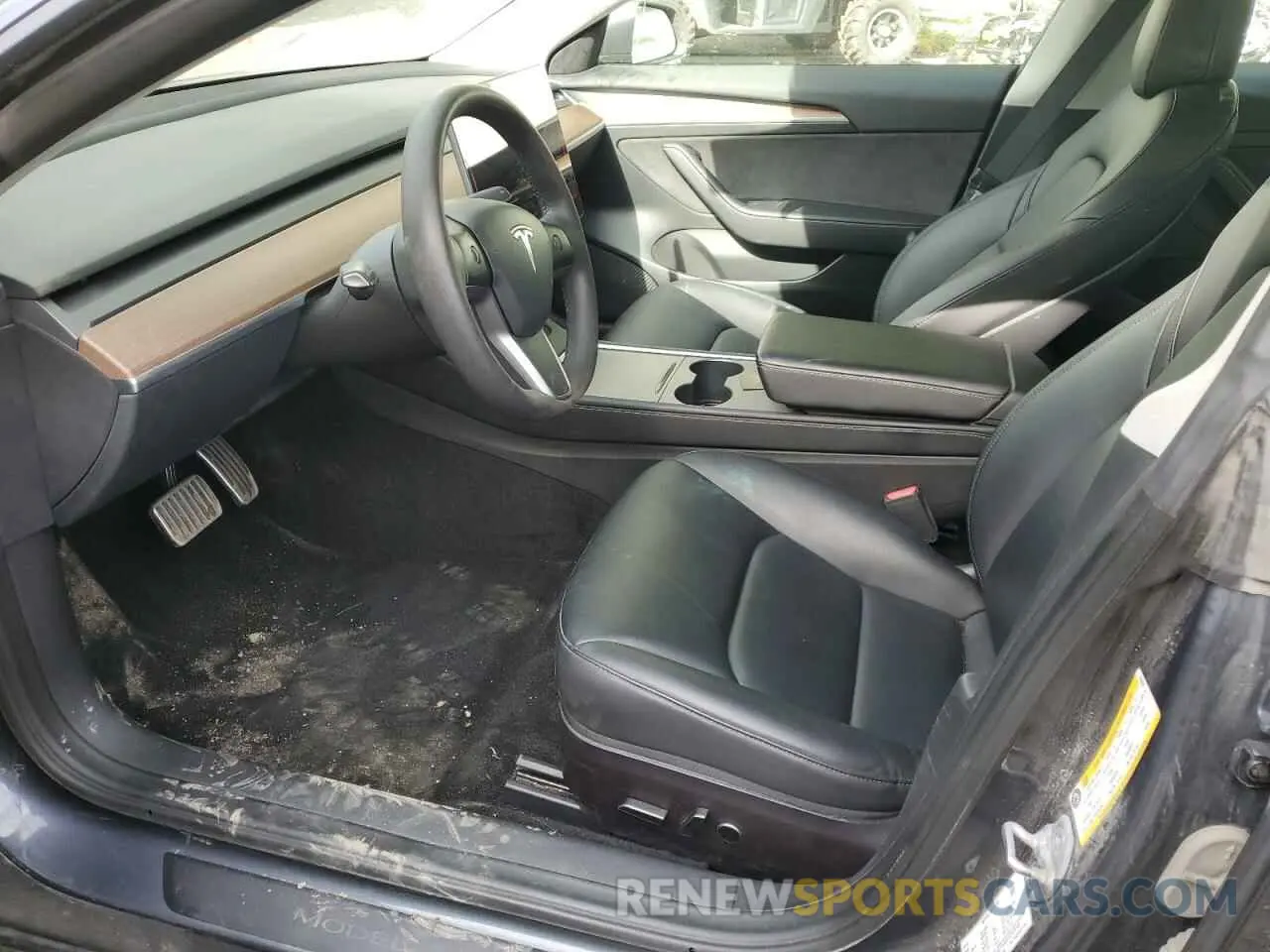 7 Photograph of a damaged car 5YJ3E1EB5NF266606 TESLA MODEL 3 2022