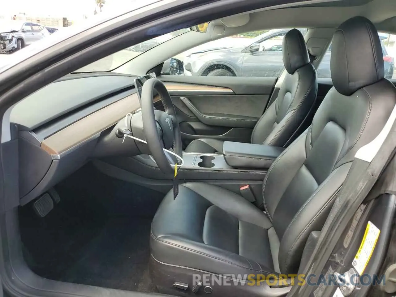 7 Photograph of a damaged car 5YJ3E1EB5NF271921 TESLA MODEL 3 2022
