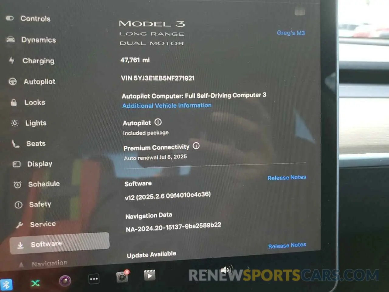 9 Photograph of a damaged car 5YJ3E1EB5NF271921 TESLA MODEL 3 2022