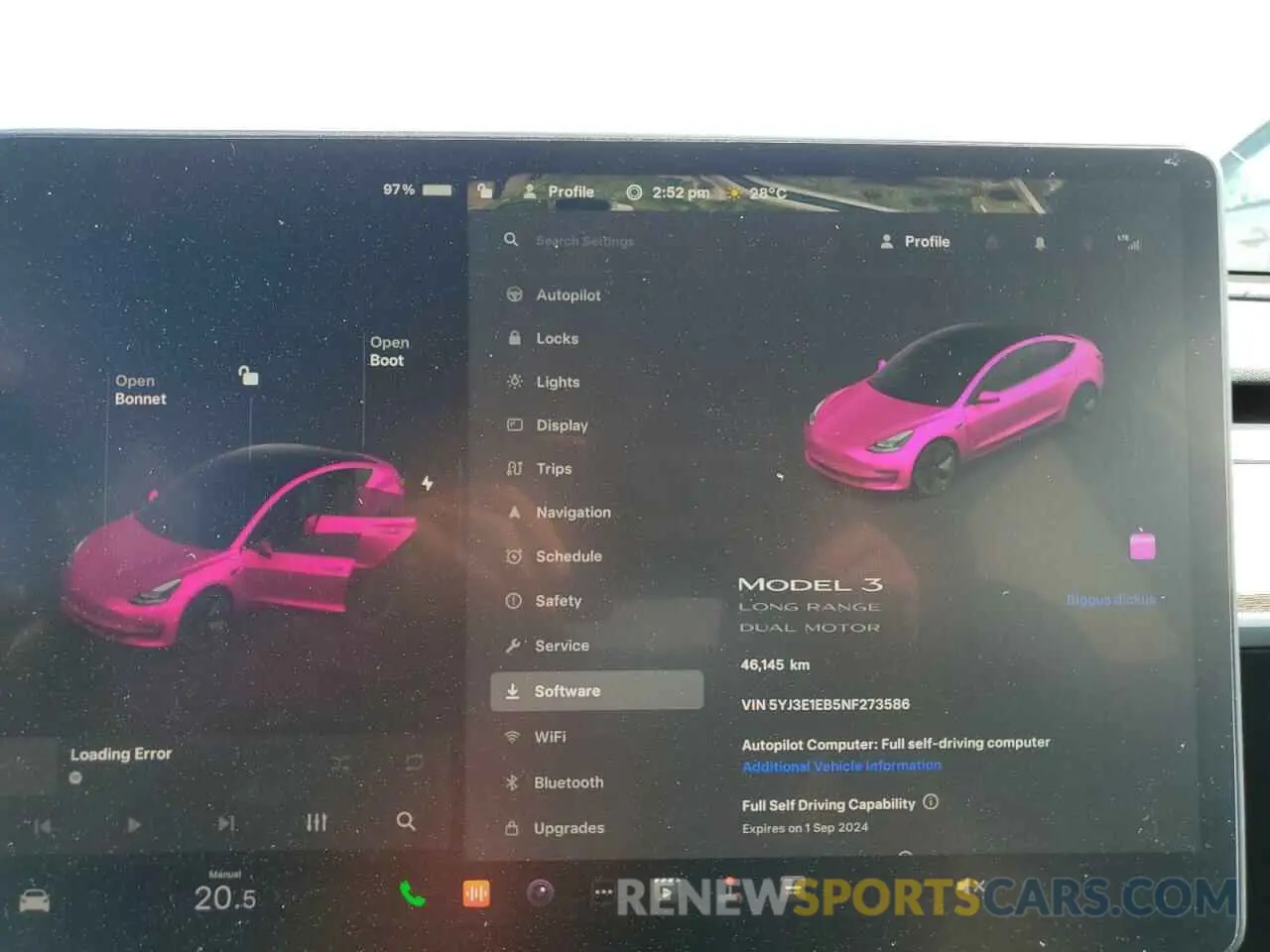 9 Photograph of a damaged car 5YJ3E1EB5NF273586 TESLA MODEL 3 2022