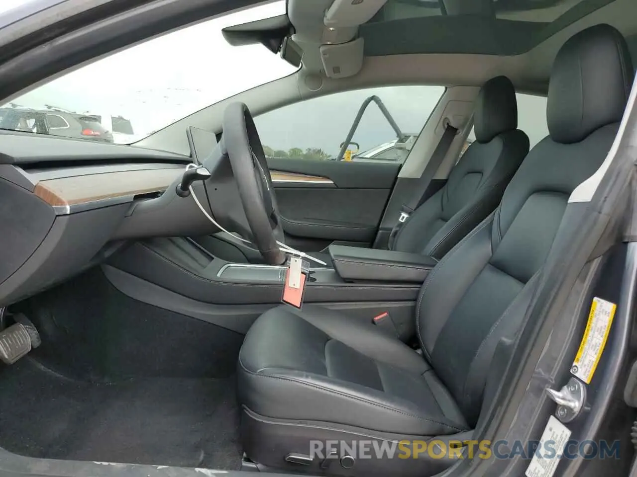 7 Photograph of a damaged car 5YJ3E1EB5NF278481 TESLA MODEL 3 2022