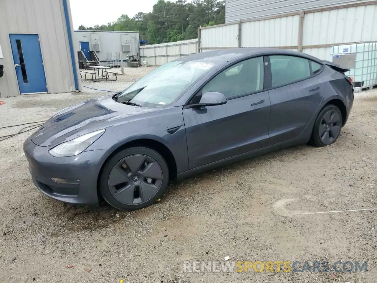 1 Photograph of a damaged car 5YJ3E1EB5NF287407 TESLA MODEL 3 2022
