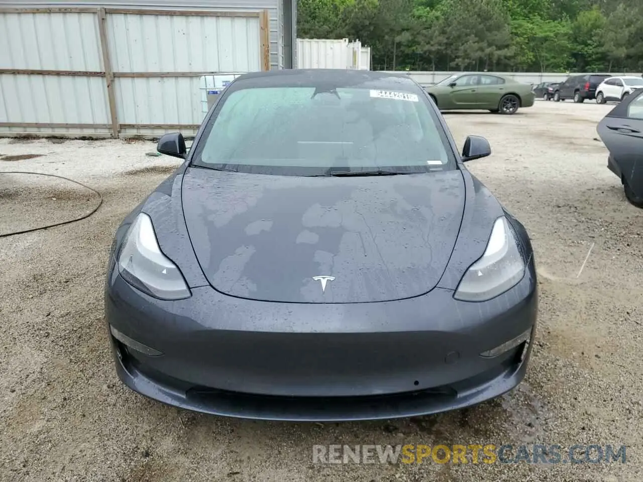 5 Photograph of a damaged car 5YJ3E1EB5NF287407 TESLA MODEL 3 2022