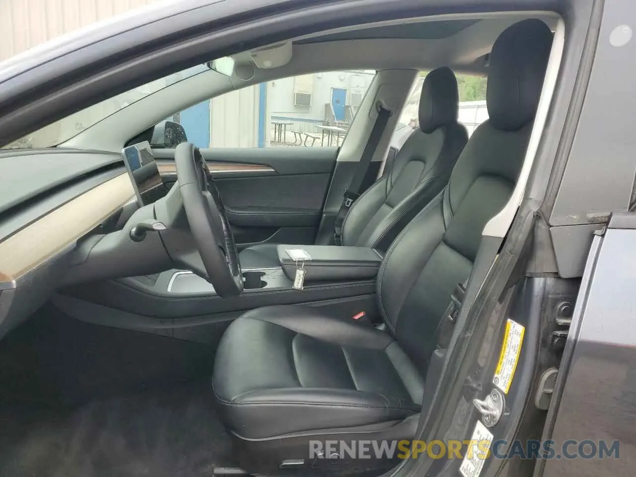 7 Photograph of a damaged car 5YJ3E1EB5NF287407 TESLA MODEL 3 2022