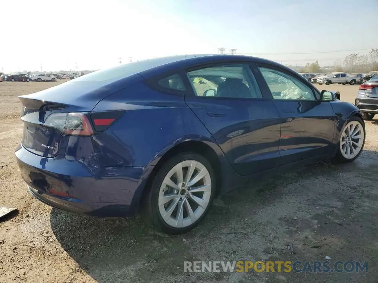 3 Photograph of a damaged car 5YJ3E1EB5NF288976 TESLA MODEL 3 2022