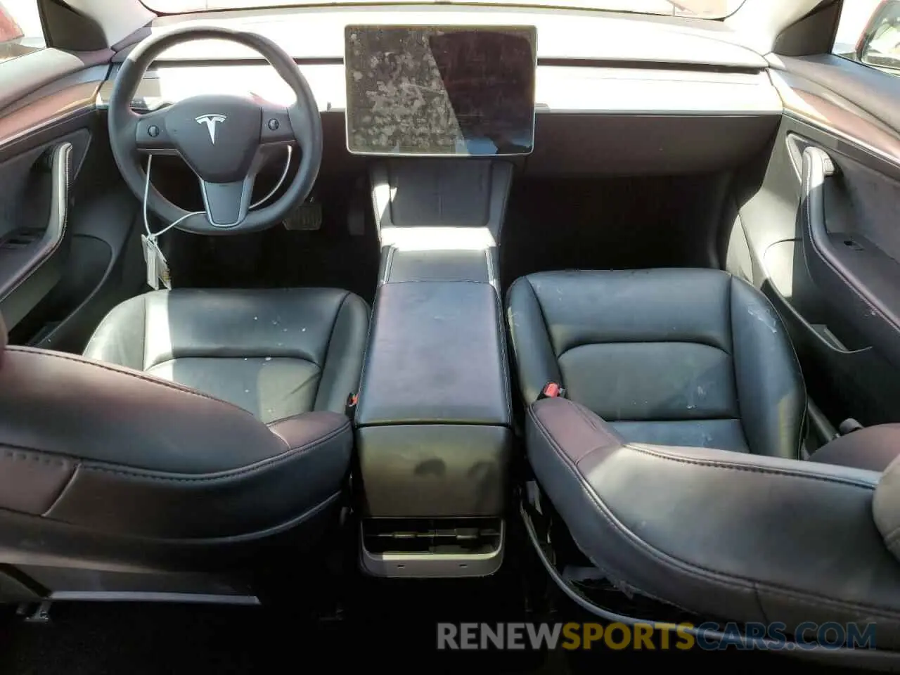 8 Photograph of a damaged car 5YJ3E1EB5NF297659 TESLA MODEL 3 2022
