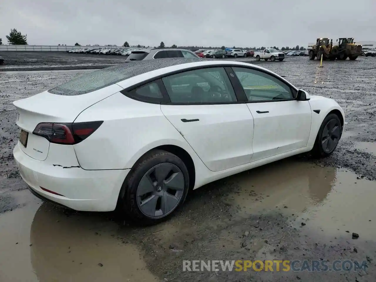 3 Photograph of a damaged car 5YJ3E1EB5NF316419 TESLA MODEL 3 2022