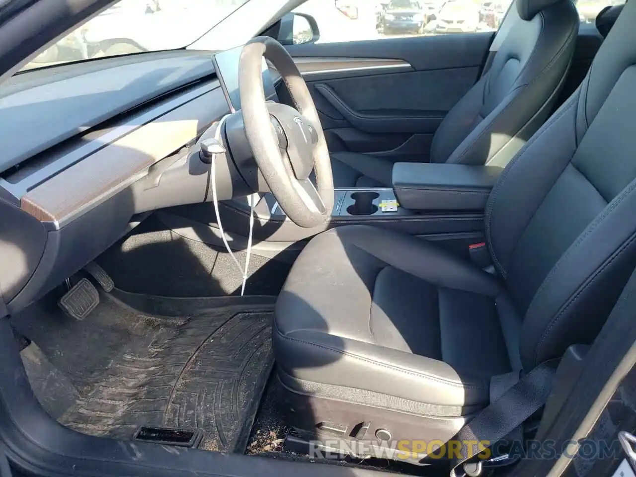 7 Photograph of a damaged car 5YJ3E1EB5NF321569 TESLA MODEL 3 2022