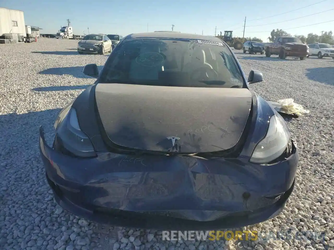 5 Photograph of a damaged car 5YJ3E1EB5NF353423 TESLA MODEL 3 2022