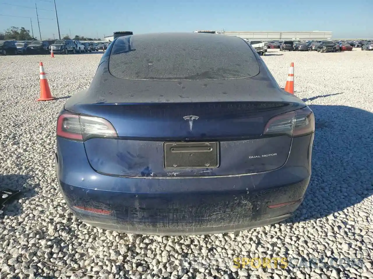 6 Photograph of a damaged car 5YJ3E1EB5NF353423 TESLA MODEL 3 2022