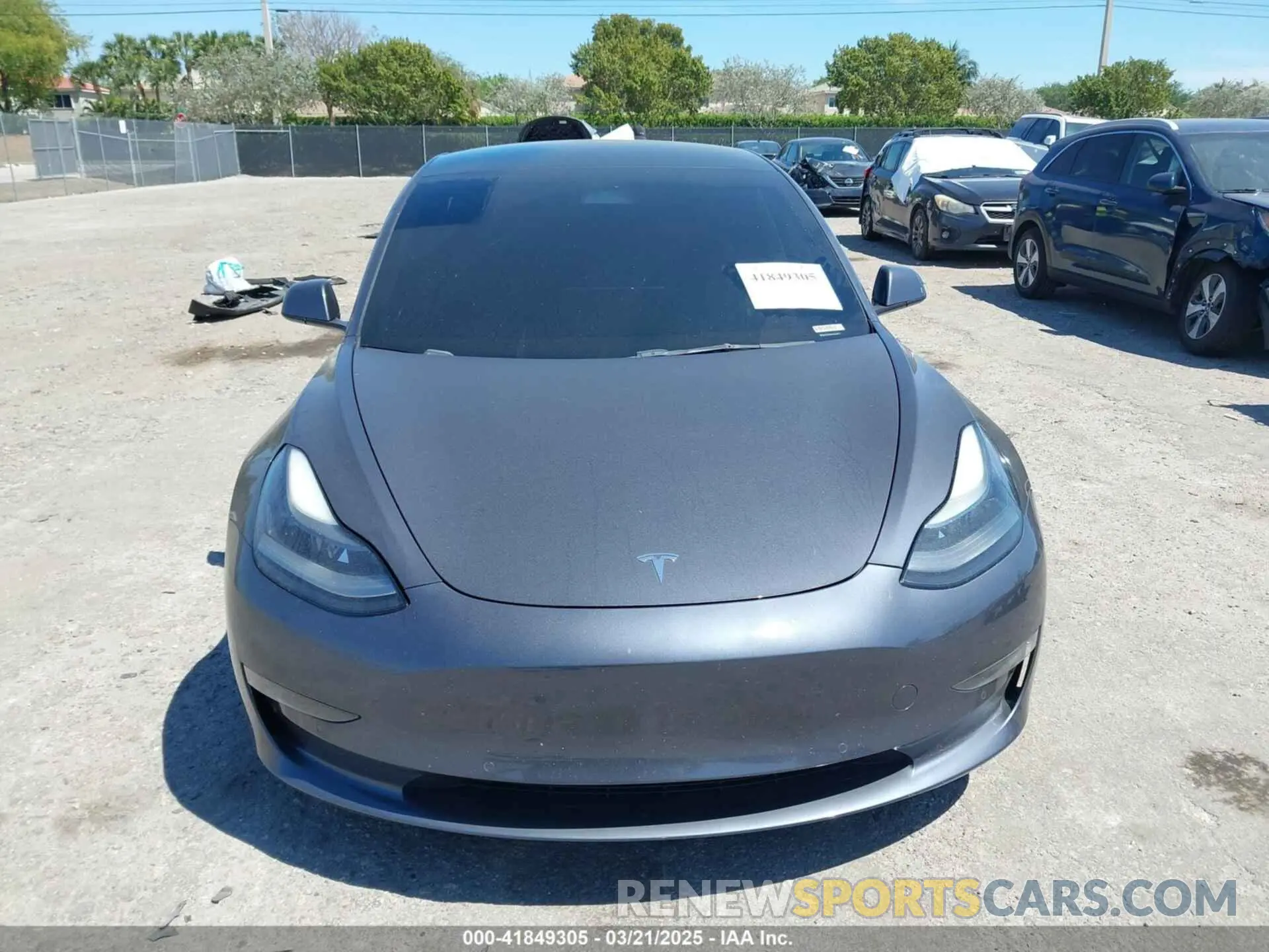 13 Photograph of a damaged car 5YJ3E1EB6NF105861 TESLA MODEL 3 2022
