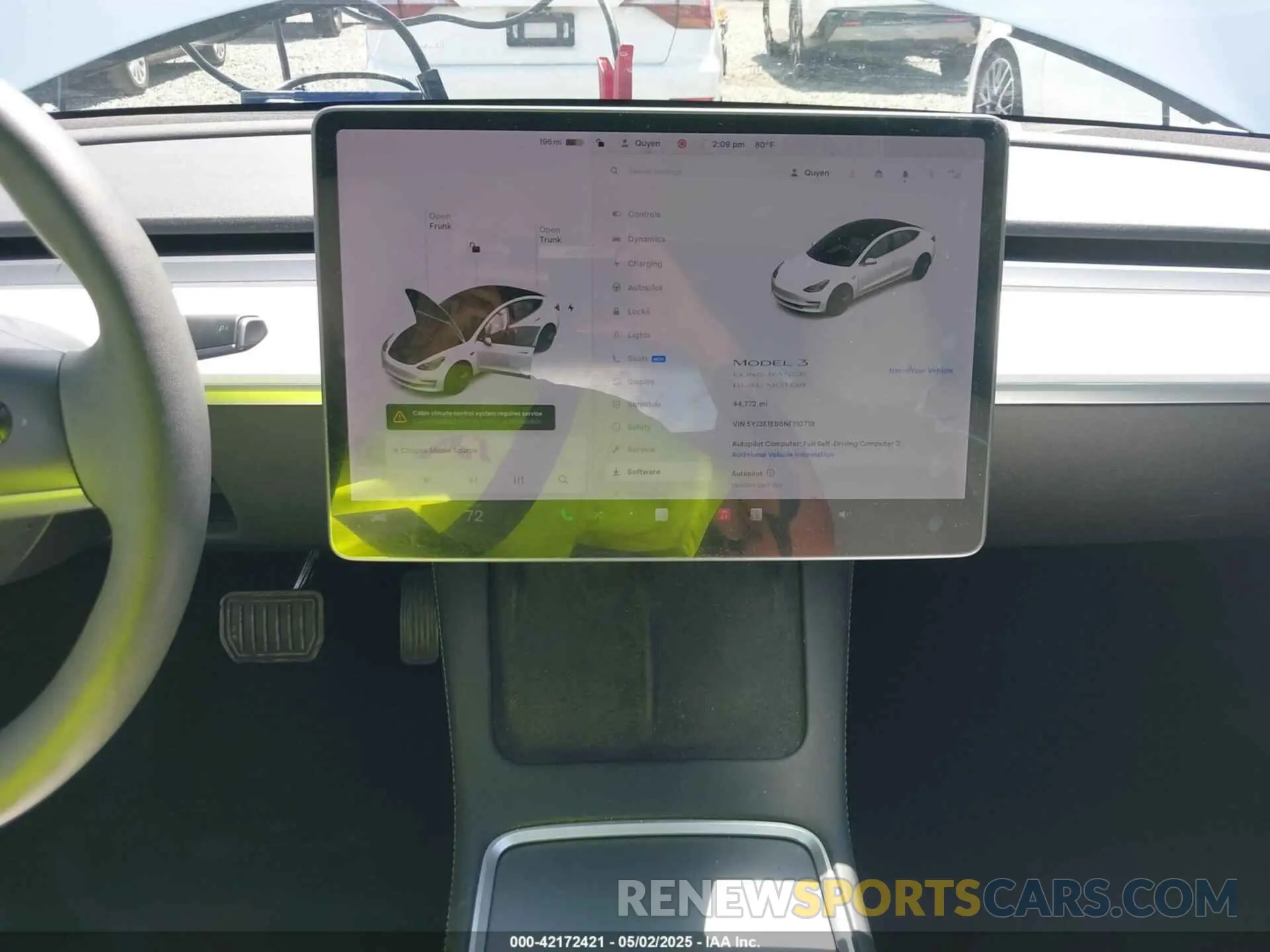 19 Photograph of a damaged car 5YJ3E1EB6NF110719 TESLA MODEL 3 2022