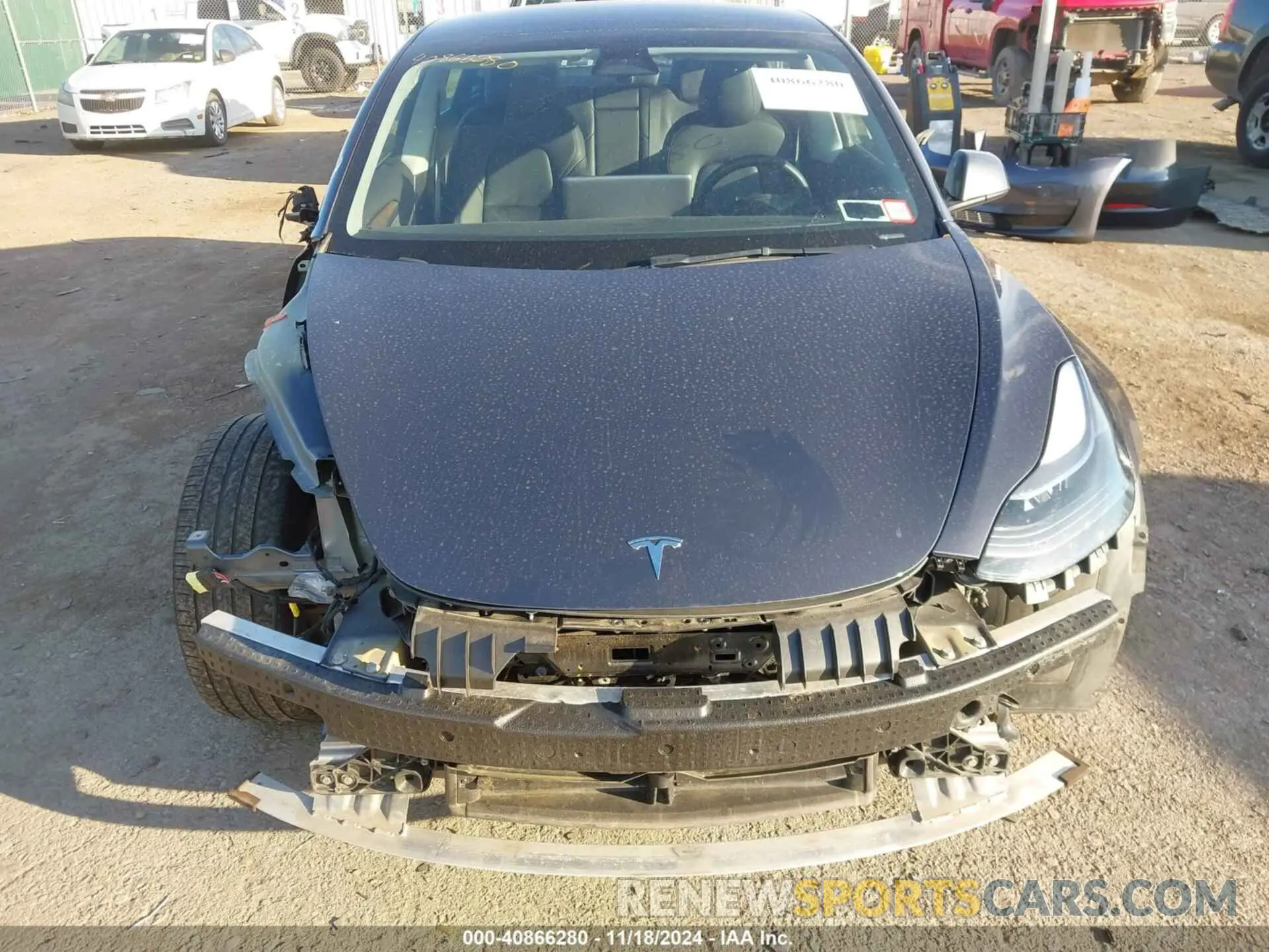 13 Photograph of a damaged car 5YJ3E1EB6NF117069 TESLA MODEL 3 2022