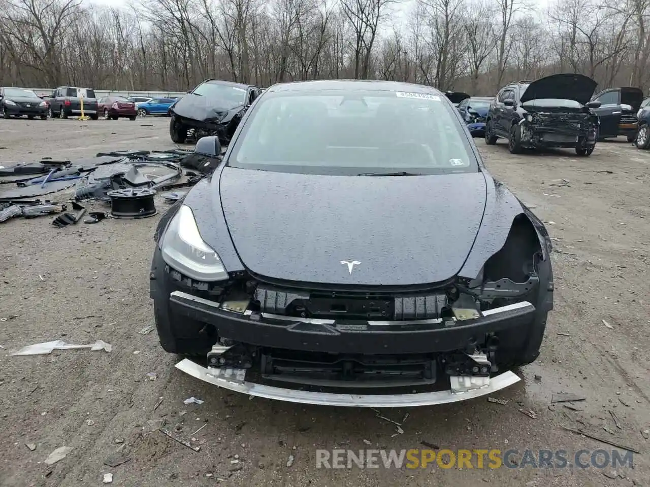 5 Photograph of a damaged car 5YJ3E1EB6NF118741 TESLA MODEL 3 2022