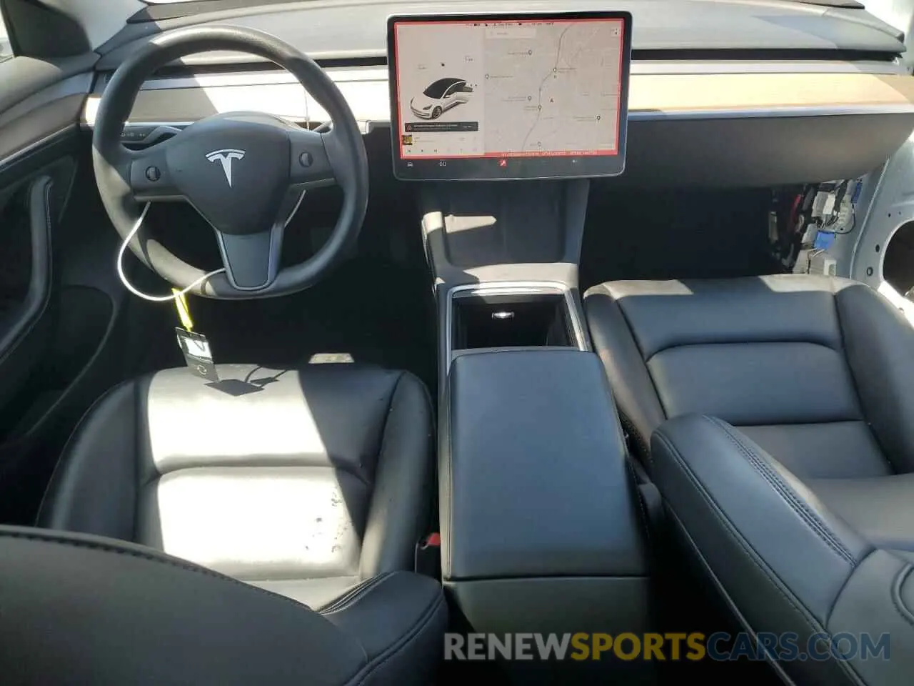 8 Photograph of a damaged car 5YJ3E1EB6NF132879 TESLA MODEL 3 2022