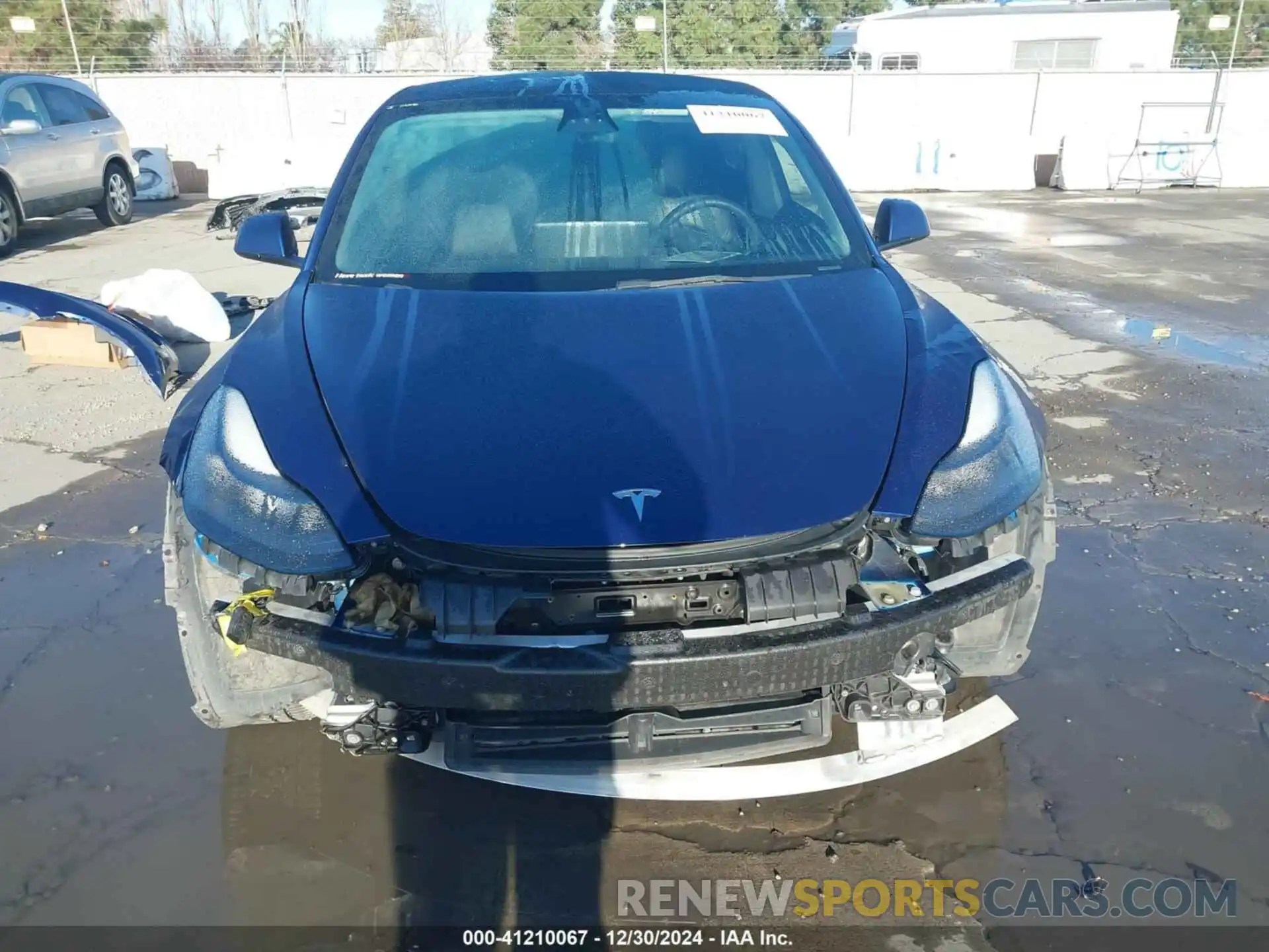 13 Photograph of a damaged car 5YJ3E1EB6NF142571 TESLA MODEL 3 2022