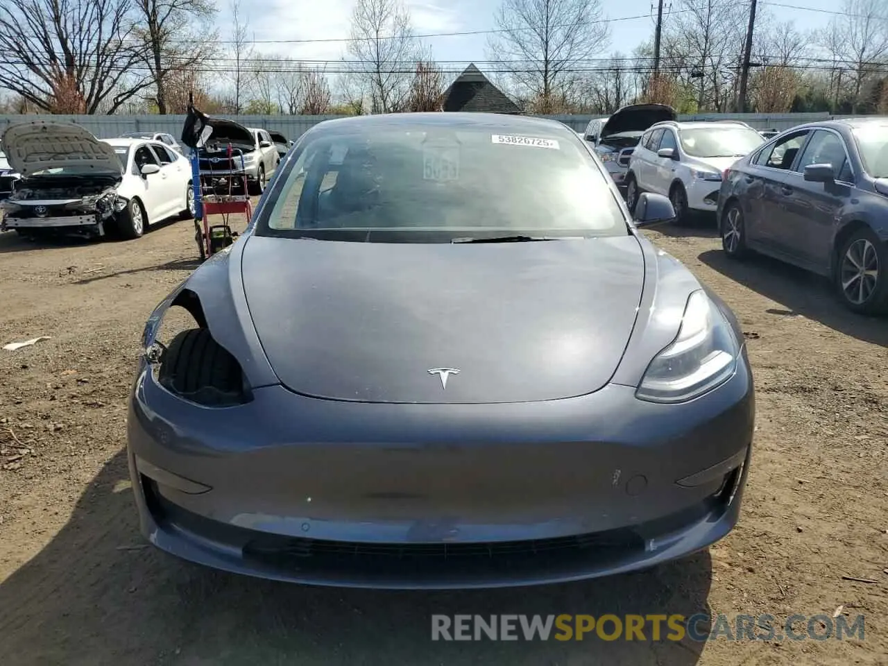 5 Photograph of a damaged car 5YJ3E1EB6NF178423 TESLA MODEL 3 2022