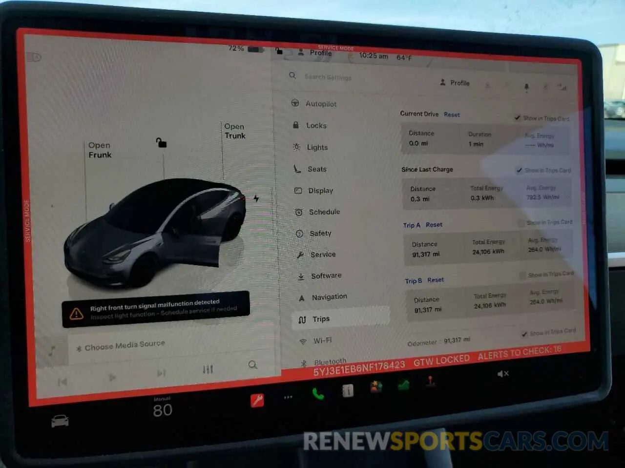 9 Photograph of a damaged car 5YJ3E1EB6NF178423 TESLA MODEL 3 2022