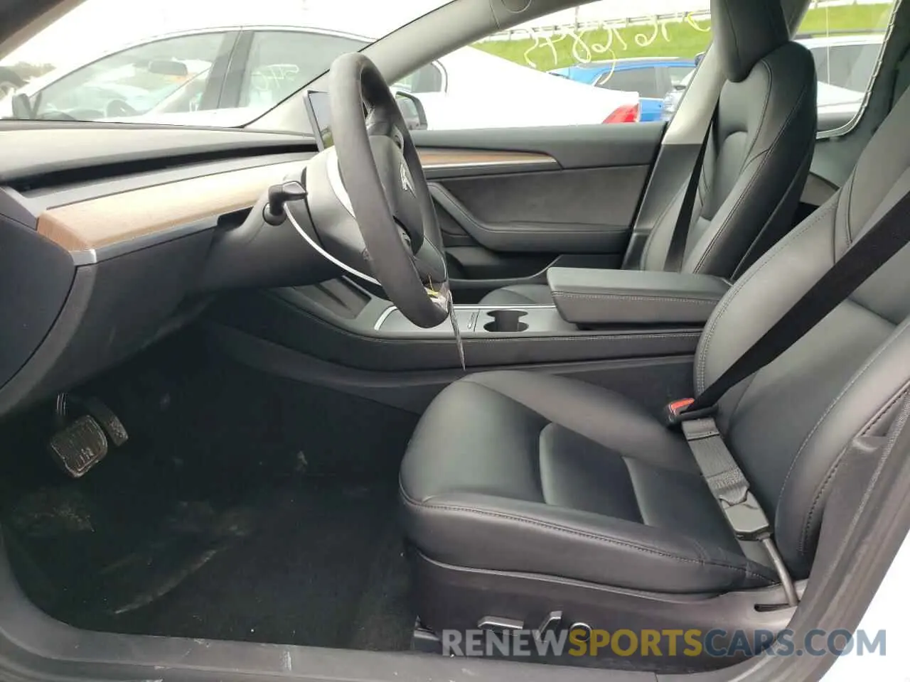 7 Photograph of a damaged car 5YJ3E1EB6NF184352 TESLA MODEL 3 2022