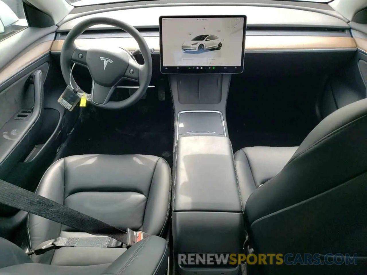 8 Photograph of a damaged car 5YJ3E1EB6NF184352 TESLA MODEL 3 2022
