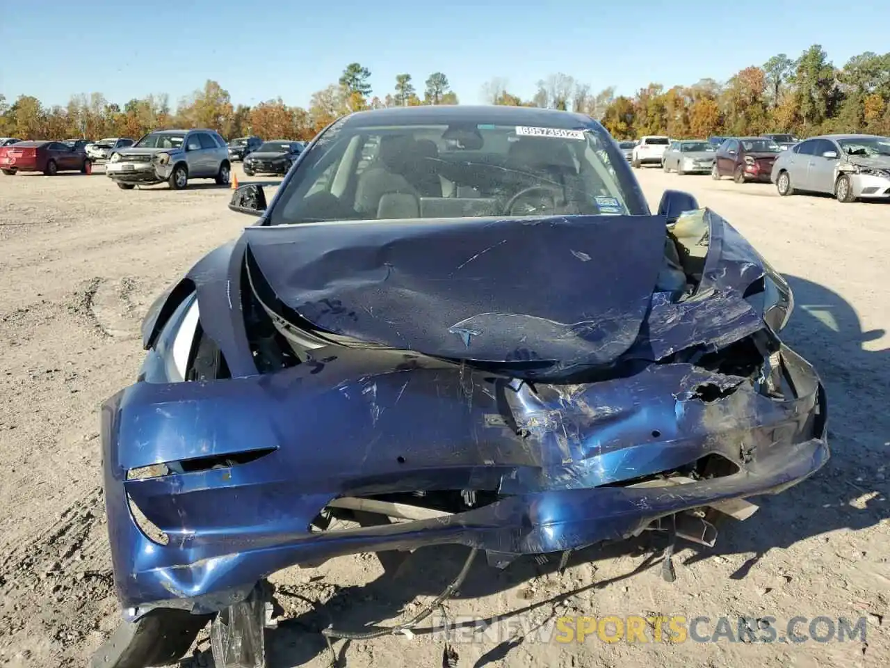 5 Photograph of a damaged car 5YJ3E1EB6NF184674 TESLA MODEL 3 2022