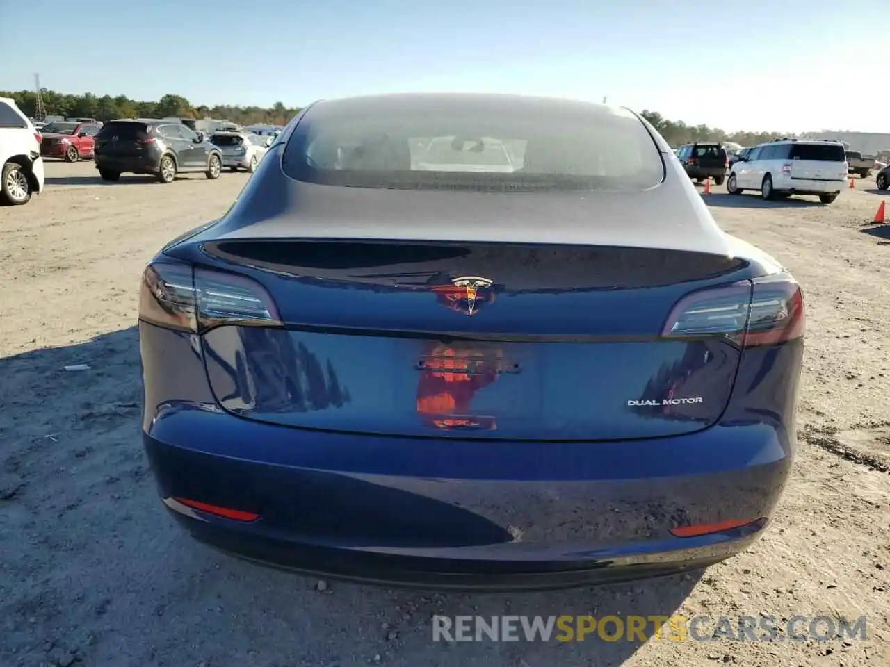 6 Photograph of a damaged car 5YJ3E1EB6NF184674 TESLA MODEL 3 2022