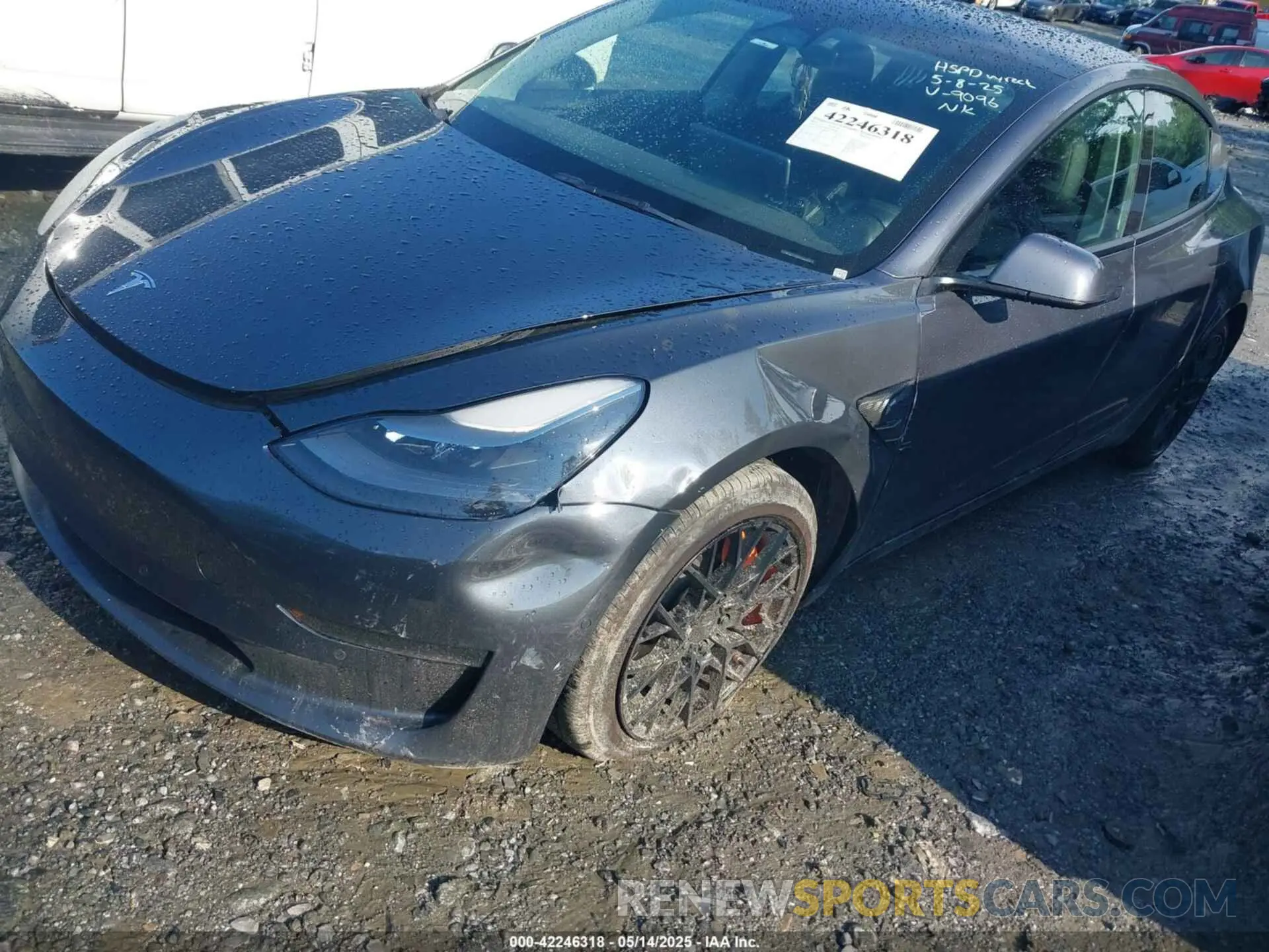 6 Photograph of a damaged car 5YJ3E1EB6NF189096 TESLA MODEL 3 2022