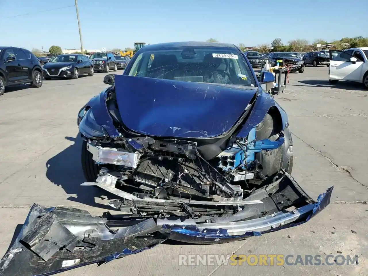 5 Photograph of a damaged car 5YJ3E1EB6NF192175 TESLA MODEL 3 2022