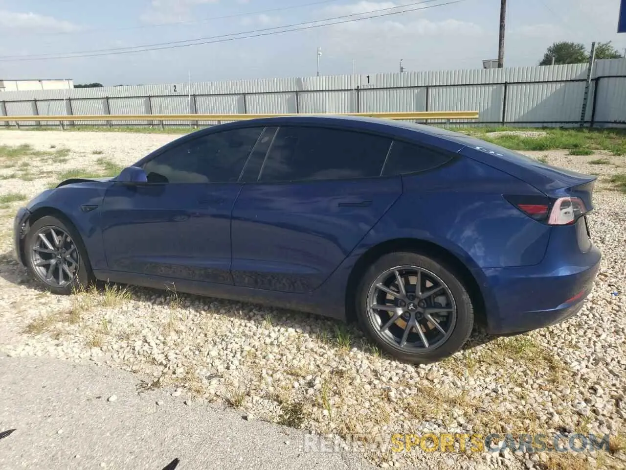 2 Photograph of a damaged car 5YJ3E1EB6NF194041 TESLA MODEL 3 2022