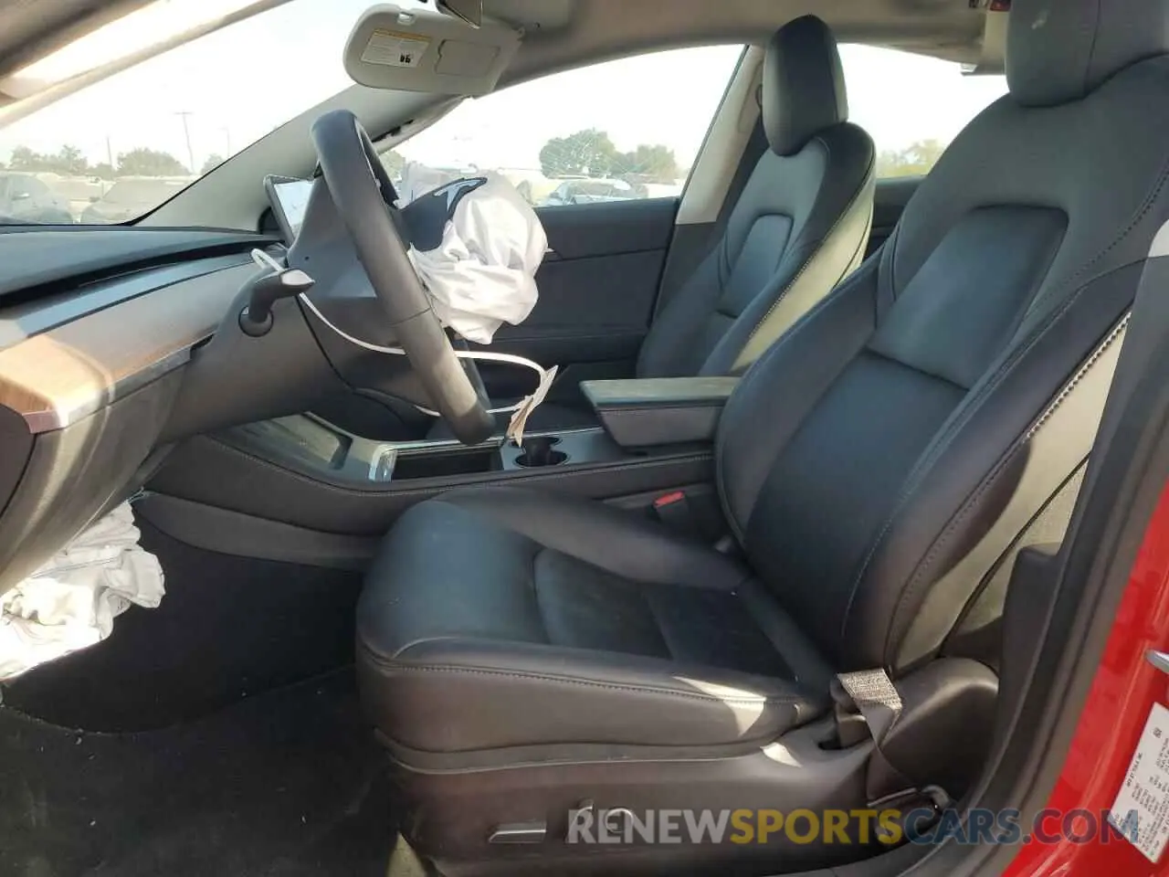 7 Photograph of a damaged car 5YJ3E1EB6NF206804 TESLA MODEL 3 2022
