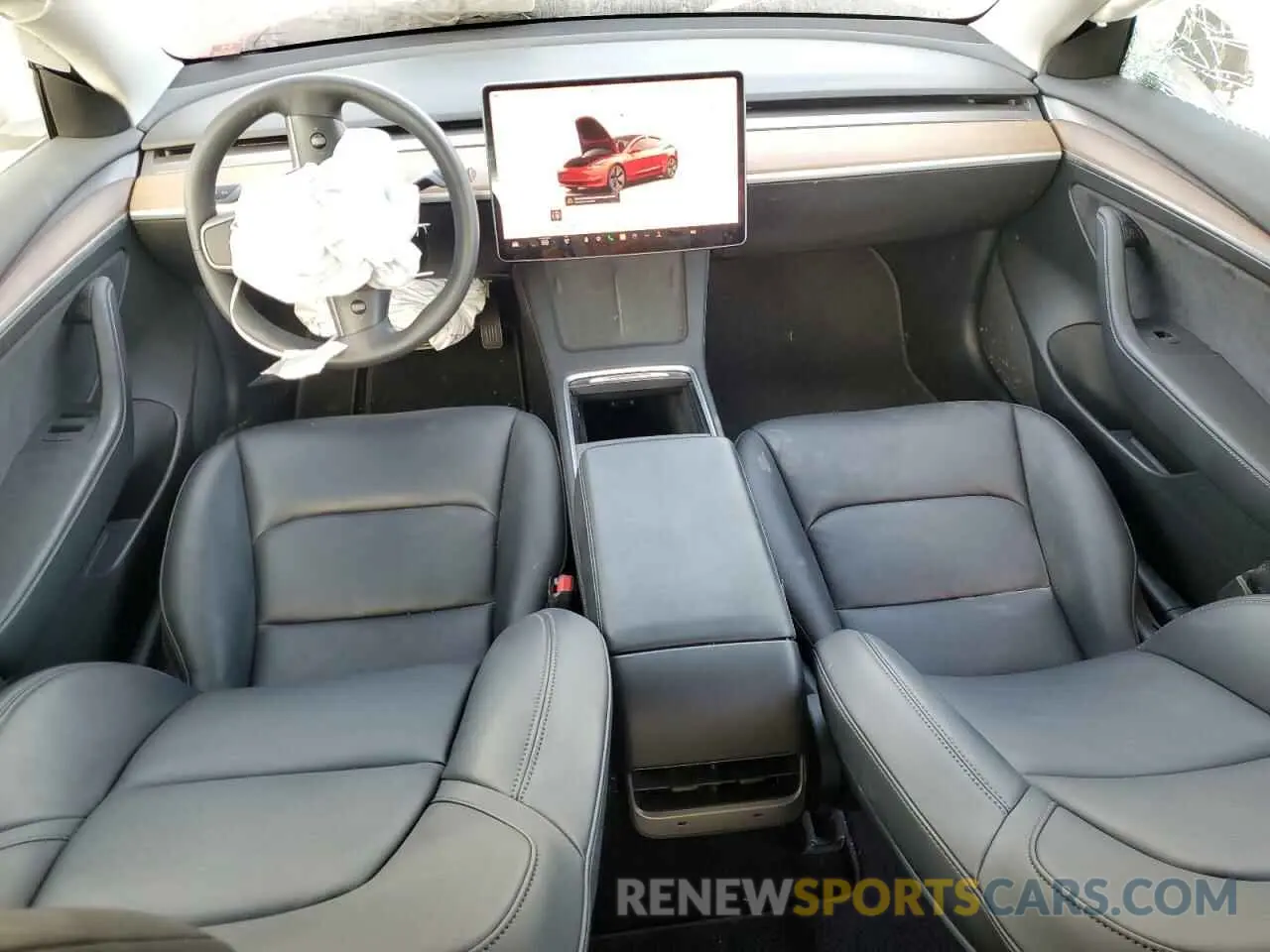 8 Photograph of a damaged car 5YJ3E1EB6NF206804 TESLA MODEL 3 2022