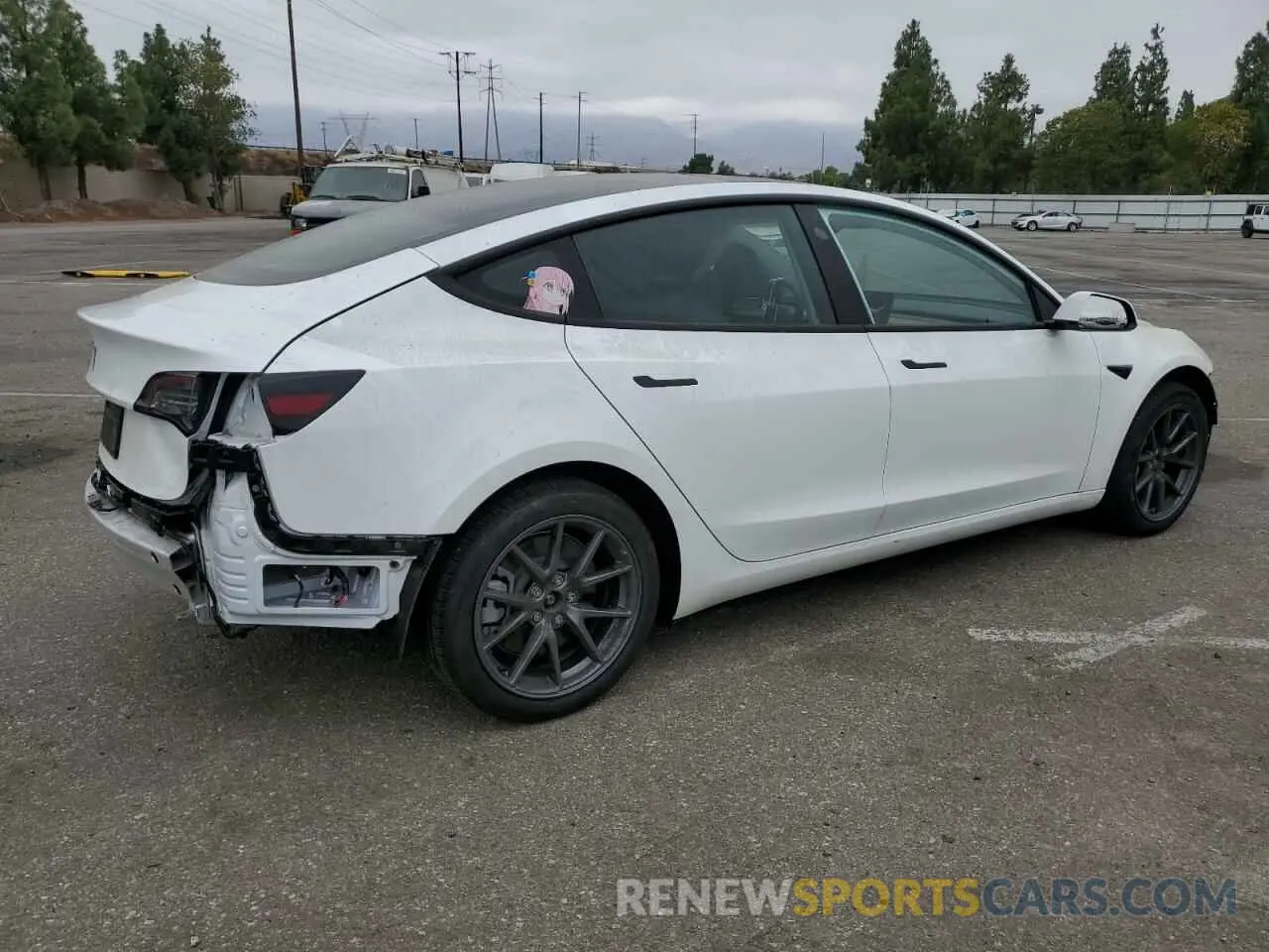3 Photograph of a damaged car 5YJ3E1EB6NF212750 TESLA MODEL 3 2022