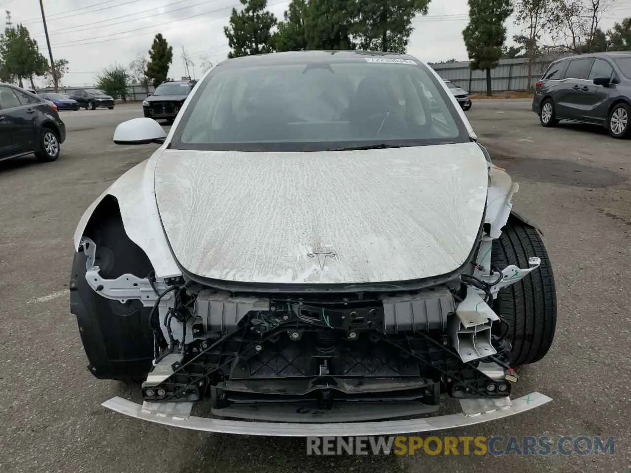 5 Photograph of a damaged car 5YJ3E1EB6NF212750 TESLA MODEL 3 2022