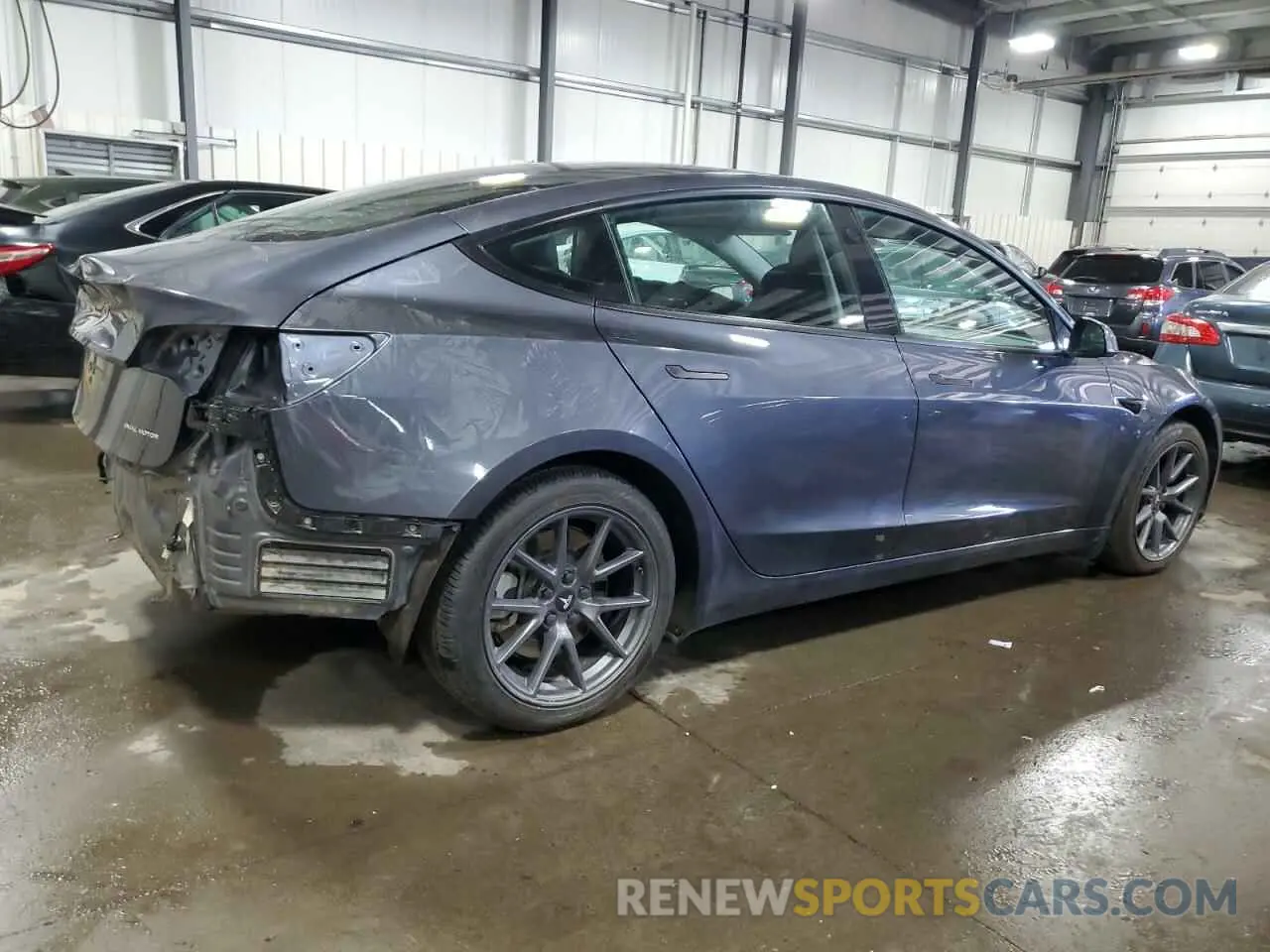 3 Photograph of a damaged car 5YJ3E1EB6NF227460 TESLA MODEL 3 2022