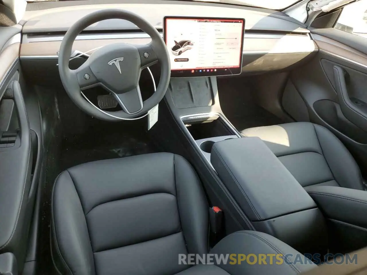 8 Photograph of a damaged car 5YJ3E1EB6NF237597 TESLA MODEL 3 2022