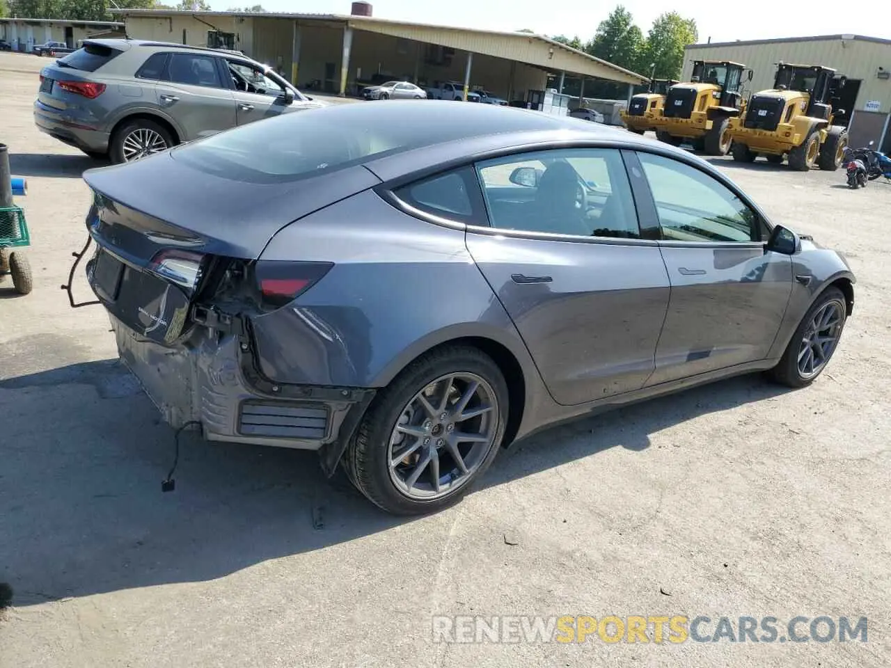 3 Photograph of a damaged car 5YJ3E1EB6NF250480 TESLA MODEL 3 2022