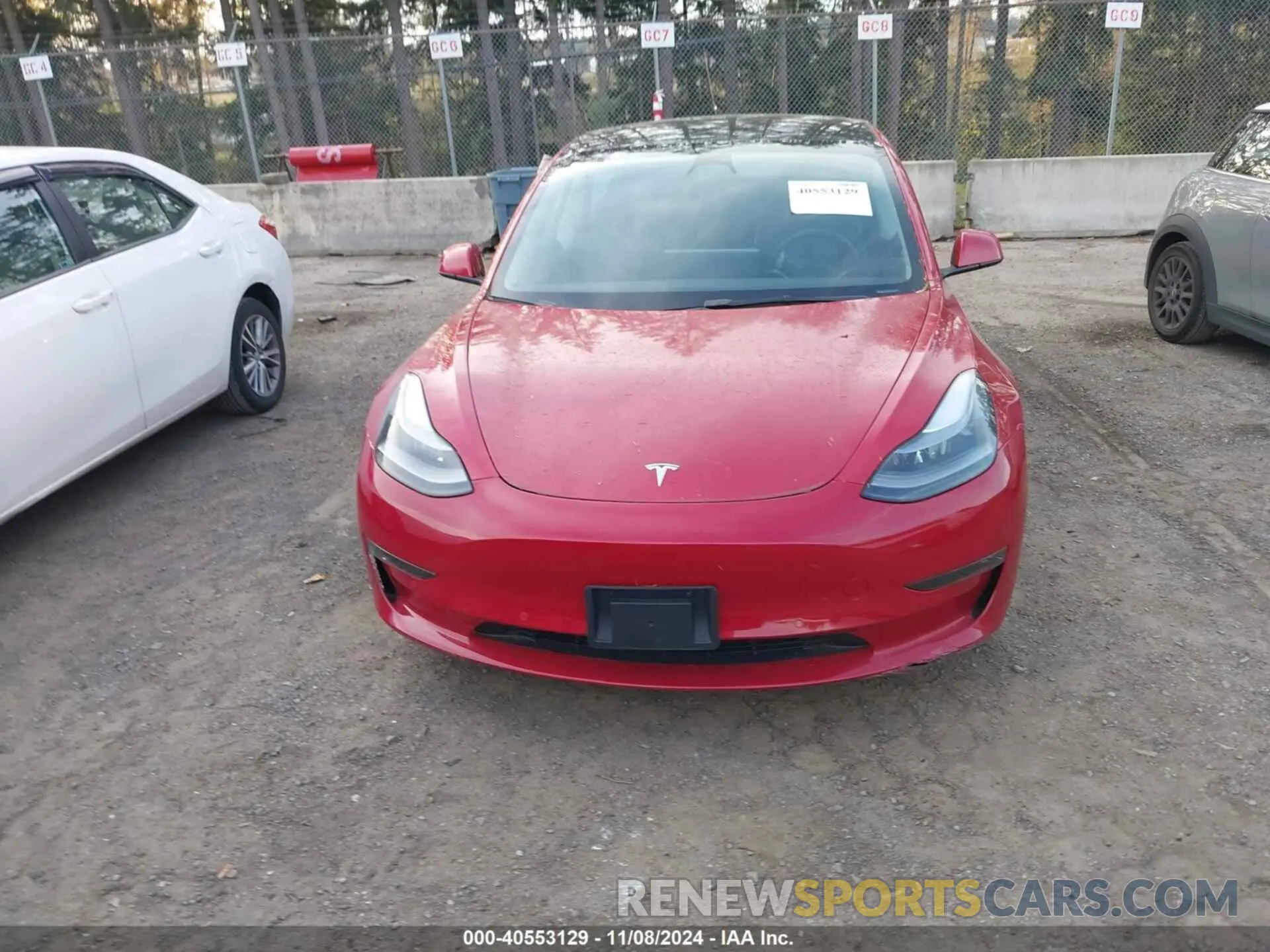12 Photograph of a damaged car 5YJ3E1EB6NF252133 TESLA MODEL 3 2022