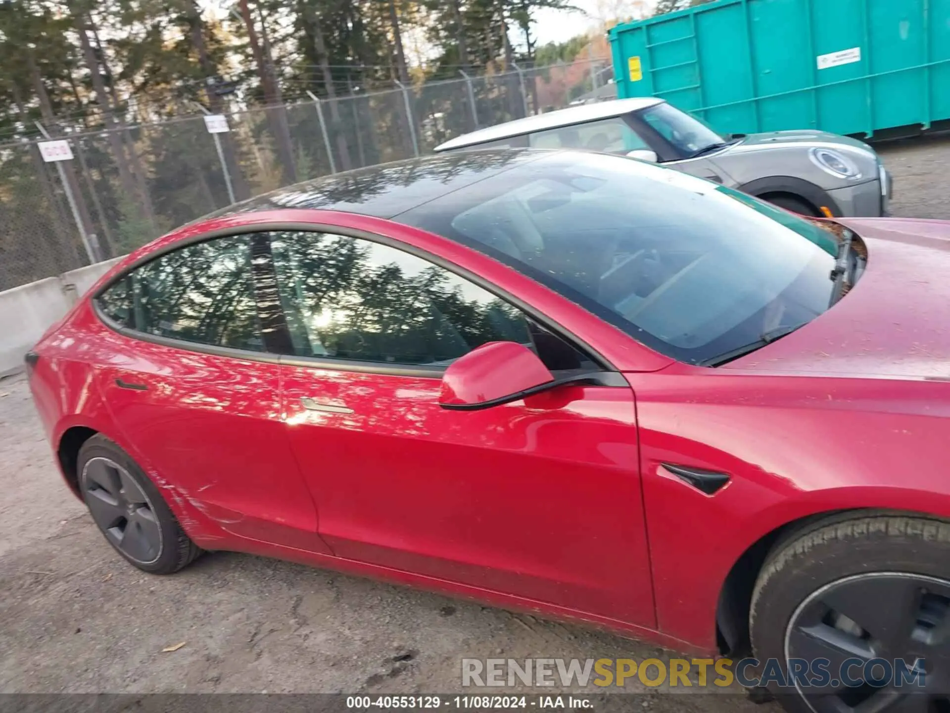 13 Photograph of a damaged car 5YJ3E1EB6NF252133 TESLA MODEL 3 2022