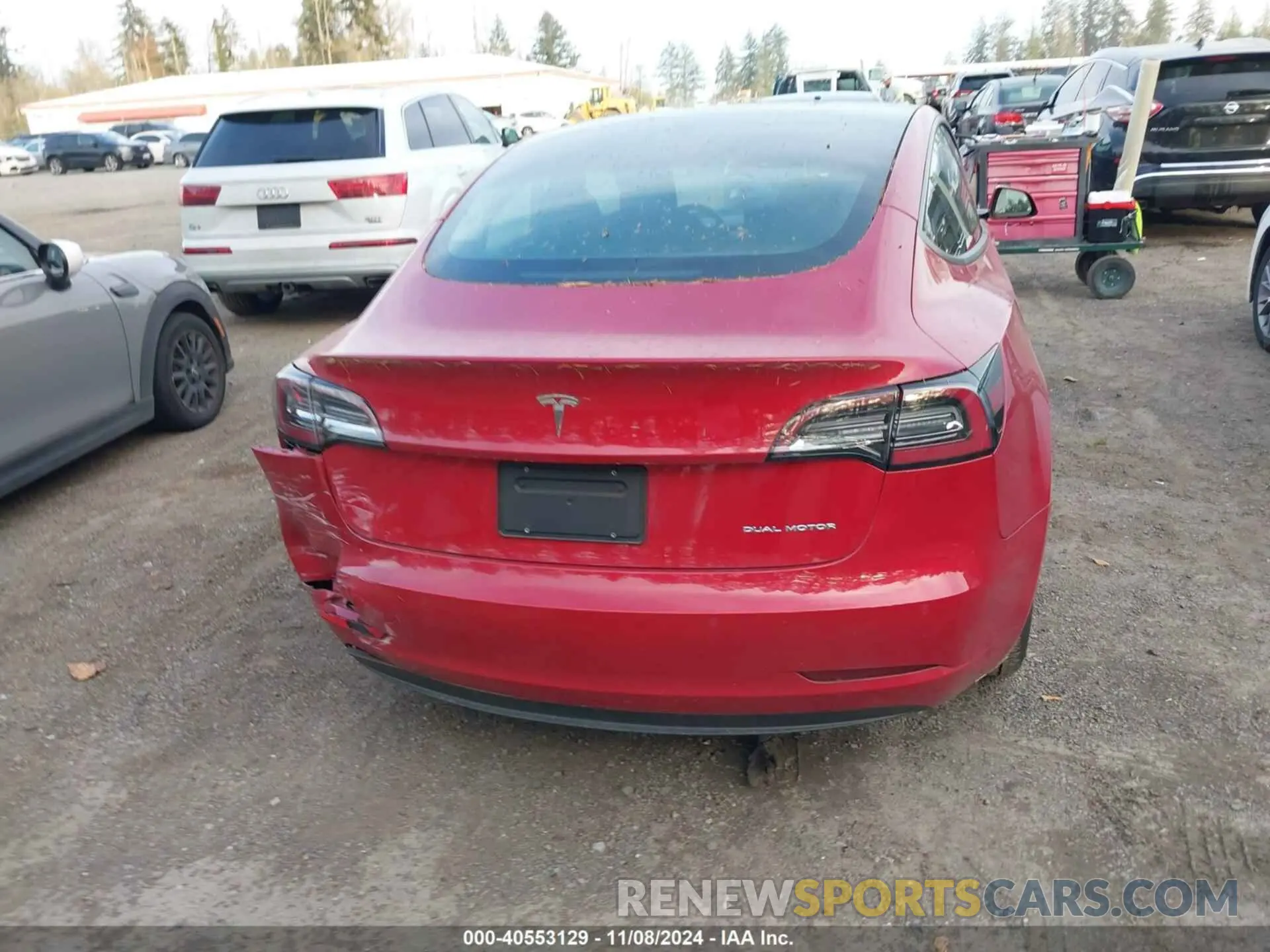 16 Photograph of a damaged car 5YJ3E1EB6NF252133 TESLA MODEL 3 2022