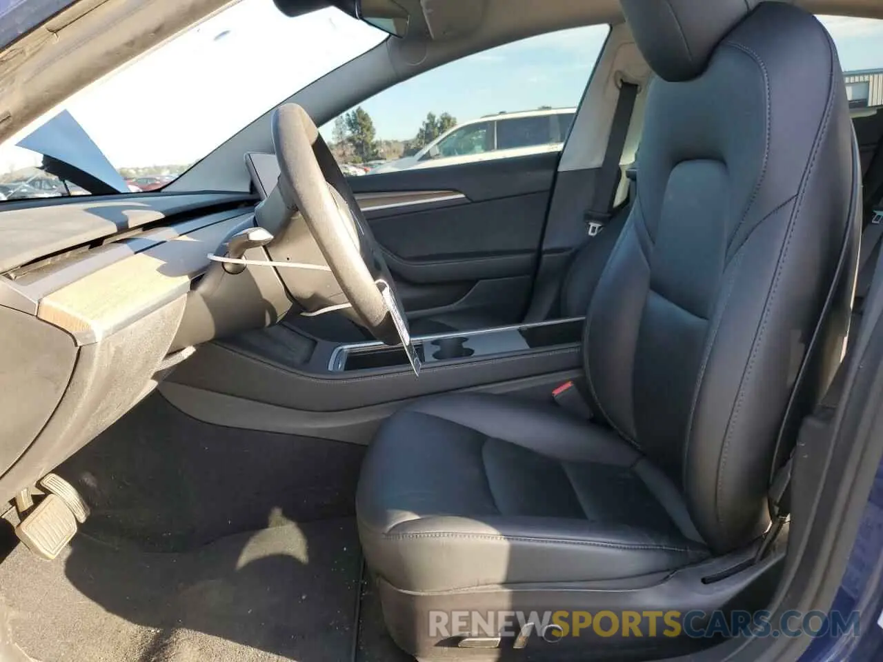 7 Photograph of a damaged car 5YJ3E1EB6NF255730 TESLA MODEL 3 2022