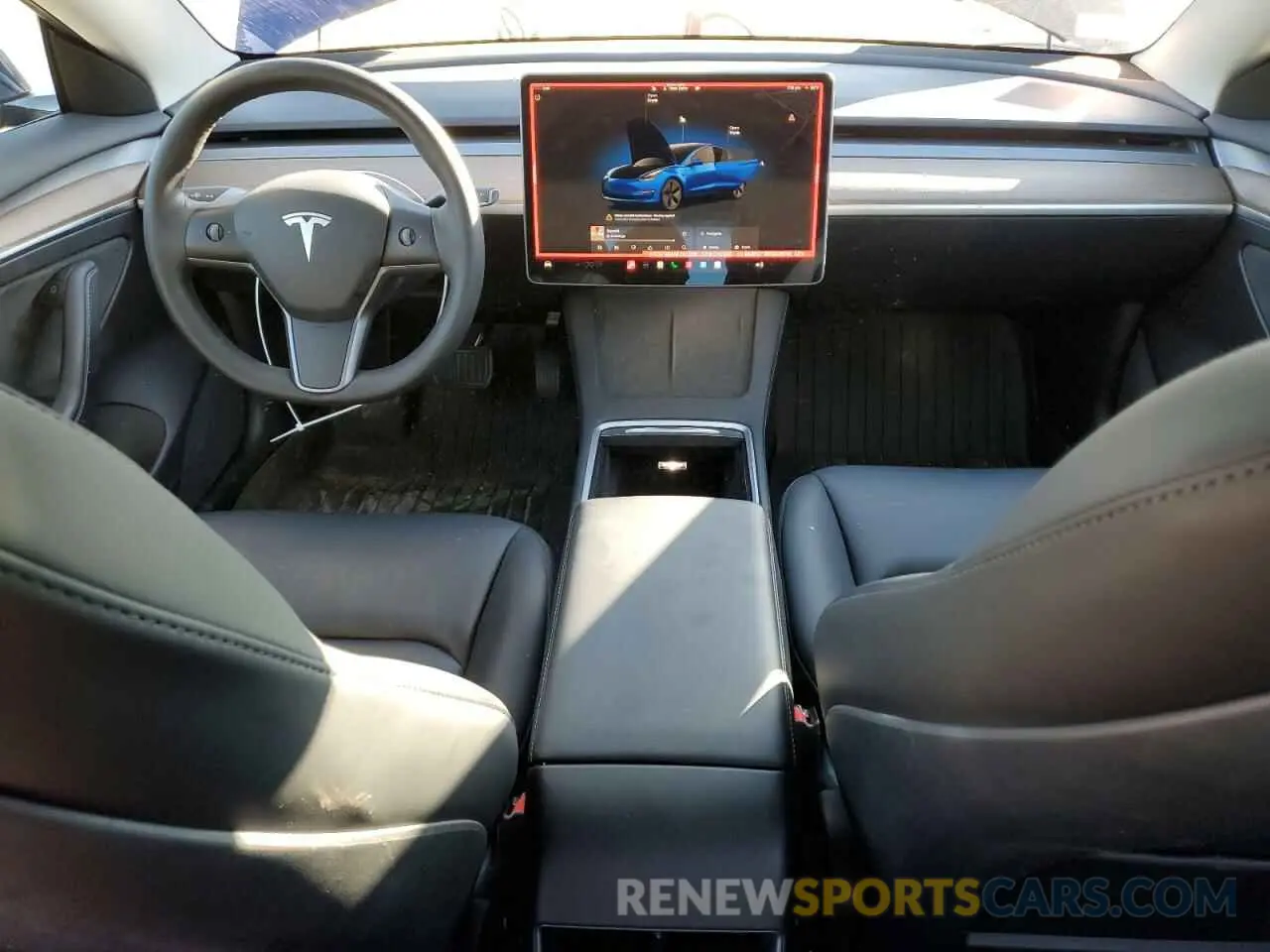 8 Photograph of a damaged car 5YJ3E1EB6NF263228 TESLA MODEL 3 2022