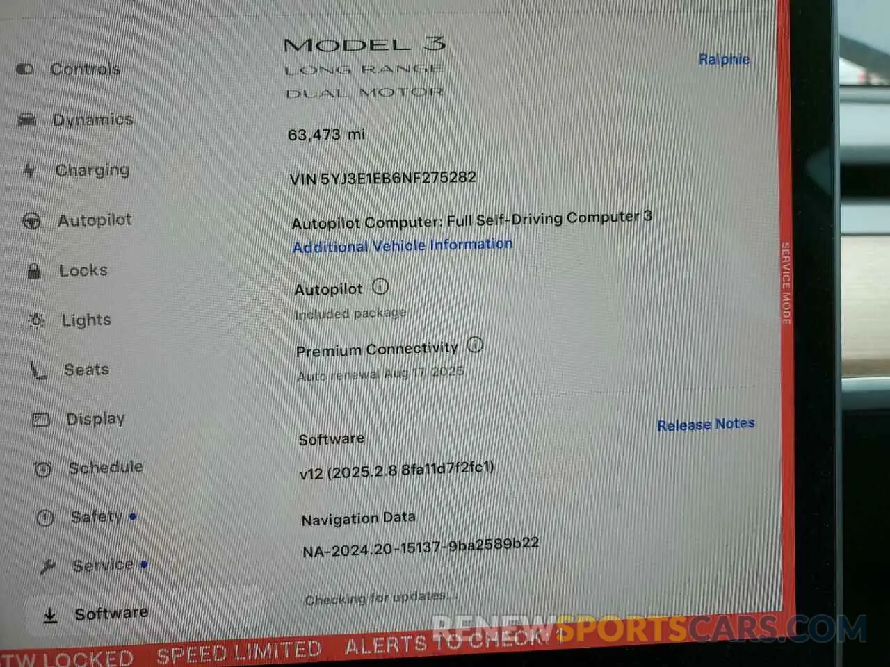 9 Photograph of a damaged car 5YJ3E1EB6NF275282 TESLA MODEL 3 2022