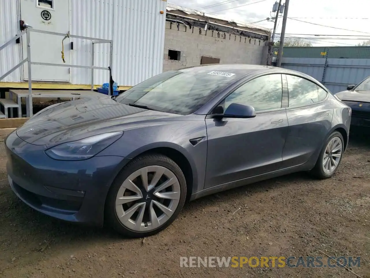1 Photograph of a damaged car 5YJ3E1EB6NF290946 TESLA MODEL 3 2022