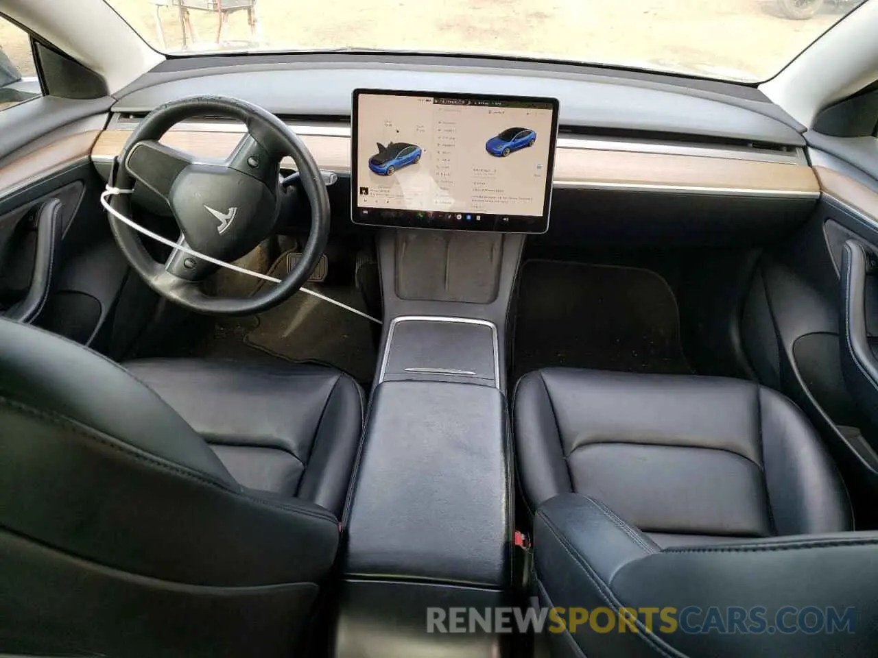 8 Photograph of a damaged car 5YJ3E1EB6NF290946 TESLA MODEL 3 2022