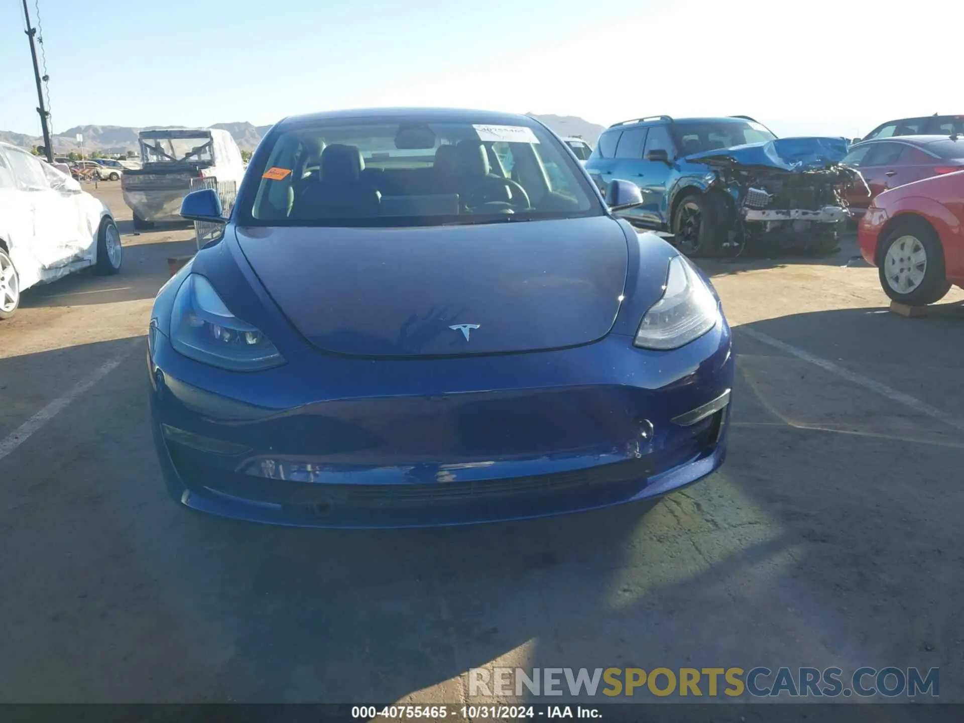 11 Photograph of a damaged car 5YJ3E1EB6NF294155 TESLA MODEL 3 2022